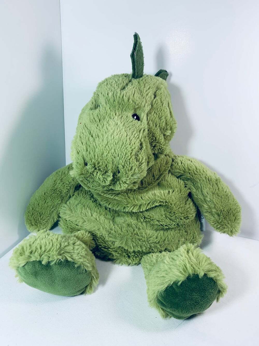 Cozy Hugs Jumbo Soothing Aromatherapy Hot Cold Buddy Soft Green Dinosaur 15"
